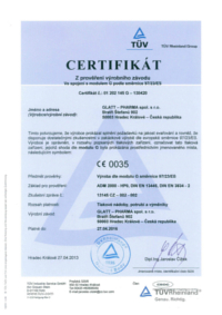 Certifikát HP0 CZ